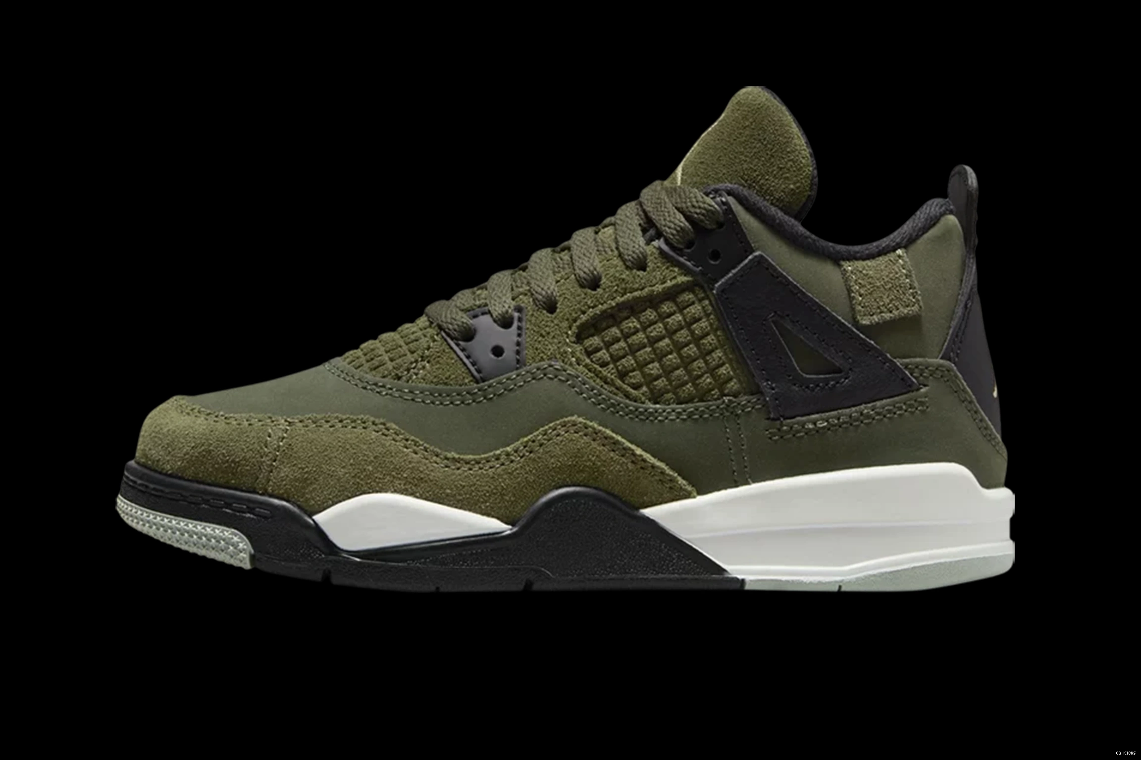 Air Retro 4 'Craft Jordan GS SE Olive' 0714